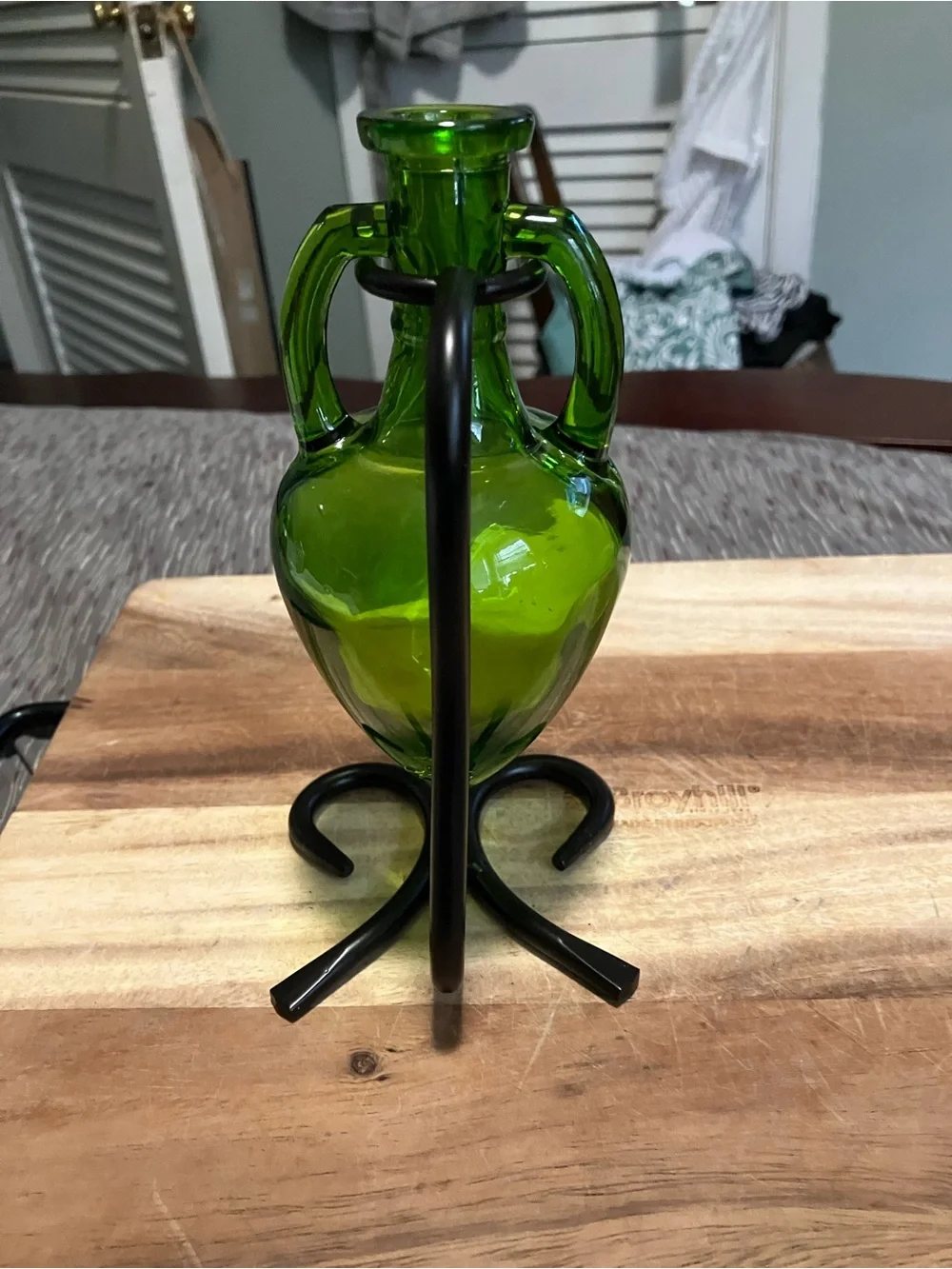 Couronne Co Amphora Recycled Hand Blown Glass Vase